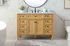 48 Inch Single Bathroom Vanity In Natural Wood (VF12548NW)