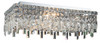 Maxime 6 Light Chrome Flush Mount Clear Royal Cut Crystal (V2035F24C/RC)