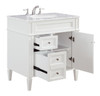 32 In. Single Bathroom Vanity Set In White (VF-1024)