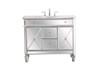 42 In. Single Bathroom Vanity Set In  Antique Silver  (VF11042SL)