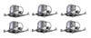 5 Inch Non-Ic New Construction Housing, 120V, E26 Socket, Fits Par30/Br30/R30, 75Wmax 6 Pack (ICAT6N-E26-6PK)