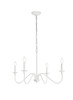 Rohan 30 Inch Chandelier In White (LD5006D30WH)