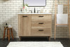 42 Inch Single Bathroom Vanity In Natural Oak (VF47042NT)