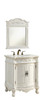 27 In. Single Bathroom Vanity Set In Antique White (VF-1008)
