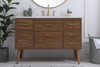 48 Inch Bathroom Vanity In Walnut Brown (VF41048WB)