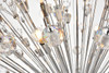 Vera 50 Inch Three Tiers Crystal Starburst Chandelier In Chrome (2500G50L3C)