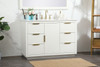 48 Inch Single Bathroom Vanity In White (VF19448WH)