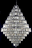 Maxime 38 Light Chrome Chandelier Golden Teak (Smoky) Royal Cut Crystal (V2038G42C-GT/RC)