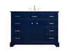 48 Inch Single Bathroom Vanity In Blue (VF15048BL)