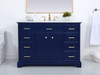 48 Inch Single Bathroom Vanity In Blue (VF15048BL)