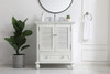 30 Inch Single Bathroom Vanity In Antique White (VF30530AW)