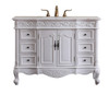 48 In. Single Bathroom Vanity Set In Antique White (VF38848AW)