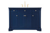 48 Inch Single Bathroom Vanity In  Blue (VF53048BL)
