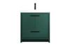 30 Inch Single Bathroom Vanity In Green (VF46030MGN)