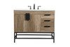 42 Inch Single Bathroom Vanity In Natural Oak (VF48842NT)