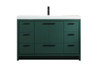 48 Inch Single Bathroom Vanity In Green (VF46048MGN)