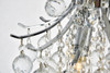 Elegant Furniture and Lighting Toureg 3 Light Chrome Pendant Clear Royal Cut Crystal (V8000D12C/RC)