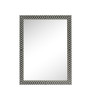 Rectangular Mirror 48X36 Inch In Chevron (MR53648)