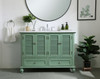 48 Inch Single Bathroom Vanity In Vintage Mint (VF30548VM)