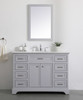 48 In. Single Bathroom Vanity Set In Light Grey (VF15048GR)