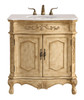 32 In. Single Bathroom Vanity Set In Antique Beige (VF10132AB)