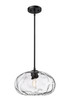 Z-Lite Chloe 1 Light Pendant in Matte Black (490P14-MB)