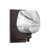 Edge Wall Sconce, Espresso Finish, 6" Onyx Swirl Glass (1161-ES-4819)