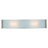 Helium Brushed Steel 2 Light Vanity (62042-BS/CKF)