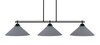 Odyssey 3 Light Bar, Round Fitter, Matte Black Finish, 16" Gray Matrix Glass (2633-MB-4012)