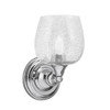 Wall Sconce, Chrome Finish, 6" Smoke Bubble Glass (40-CH-4812)