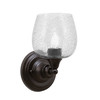 Wall Sconce, Espresso Finish, 6" Smoke Bubble Glass (40-ES-4812)
