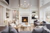 Savoy House Muse 12-Light Chandelier in French Gold and White Cashmere by Breegan Jane (1-5186-12-59)