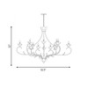 Savoy House Muse 12-Light Chandelier in French Gold and White Cashmere by Breegan Jane (1-5186-12-59)