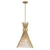 Longfellow 1-Light Pendant in Burnished Brass (7-9602-1-171)