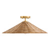 Savoy House 1-Light Ceiling Light in Natural Brass (M60074NB)