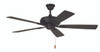 Eos 52" 5-Blade Ceiling Fan in Espresso w/ Espresso/Walnut Blades; Light Kit Optional (Not Included) (ECF52ESP5-ESPWLN)