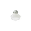 1 Light Outdoor Schoolhouse Light Kit in White (OLK3-W-LED)