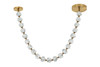 Jackie 21 Light LED Pendant in Satin Brass (59494-SB-LED)