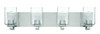 McClane 4 Light Vanity in Brushed Polished Nickel (18532BNK4)