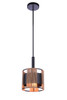 Kensey 1 Light Mini Pendant in Flat Black (59091-FB)