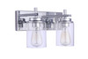 Reeves 2 Light Vanity in Chrome (17414CH2)