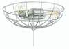 3 Light Cage Bowl LED Light Kit in Brushed Polished Nickel (LK2801-BNK-LED)