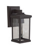 Resilience 1 Light Small Outdoor Wall Lantern in Bronze, Clear Lens (ZA2404-BZ-C)