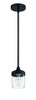 Wrenn 1 Light Mini Pendant in Flat Black (58191-FB)