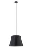 Lilly 1 Light Pendant in Matte Black (2307-24MB)