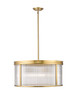 Carnaby 6 Light Chandelier in Modern Gold (7504P24-MGLD)