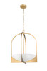Devon 4 Light Pendant in Modern Gold (1947-24MGLD)