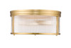 Z-Lite Carnaby 4 Light Flush Mount in Modern Gold (7504FR18-MGLD)