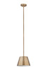 Z-Lite Lilly 1 Light Pendant in Modern Gold (2307-12MGLD)
