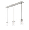 Z-Lite Thayer 3 Light Pendant in Brushed Nickel (742MP-3BN)